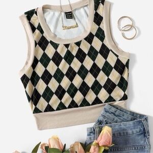 3/$20 Y2K Checkered Vest